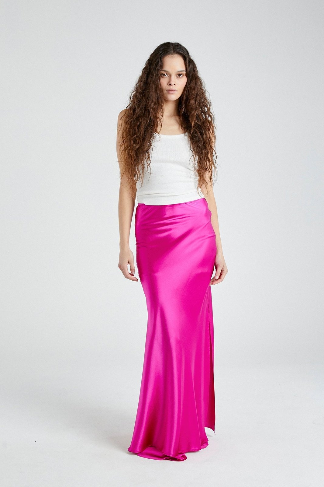 +Beryll Silk Skirt Helena | Hot Pink - +Beryll Silk Skirt | Helena | Hot Pink - +Beryll Worn By Good People