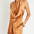 Awar Silk Shorts | Copper