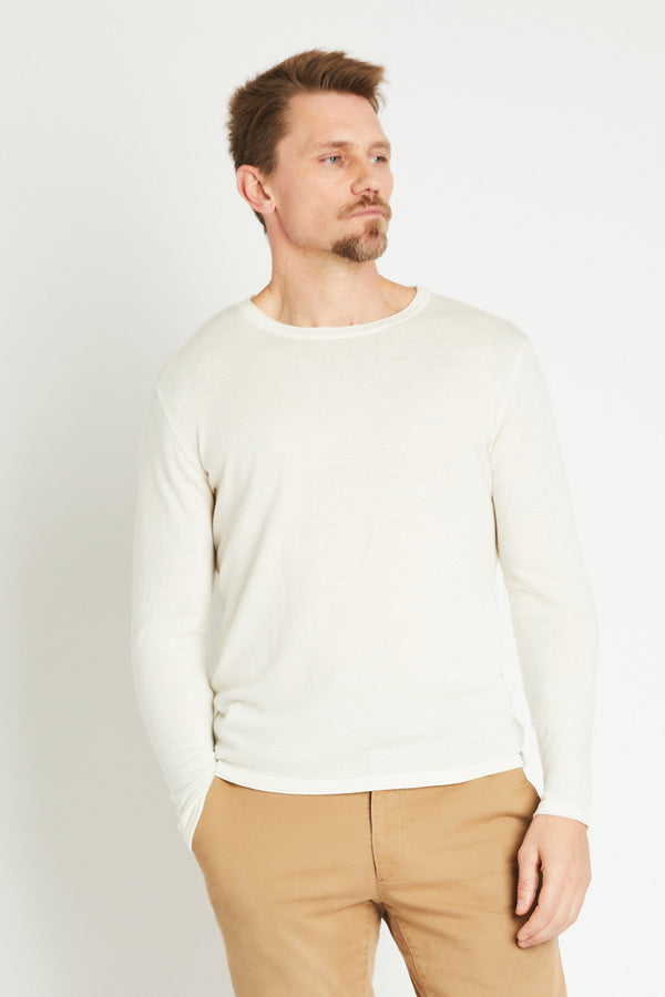 + Beryll Charles Cashmere Sweater | Chalk