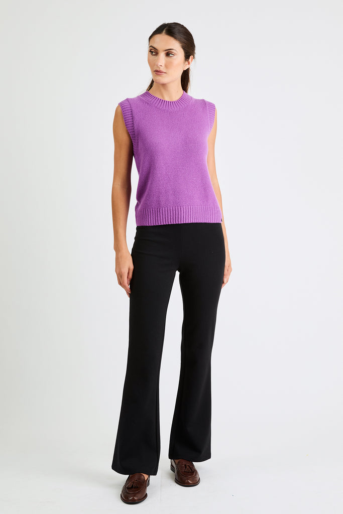 + Beryll Chloe Cashmere Top | Mauve