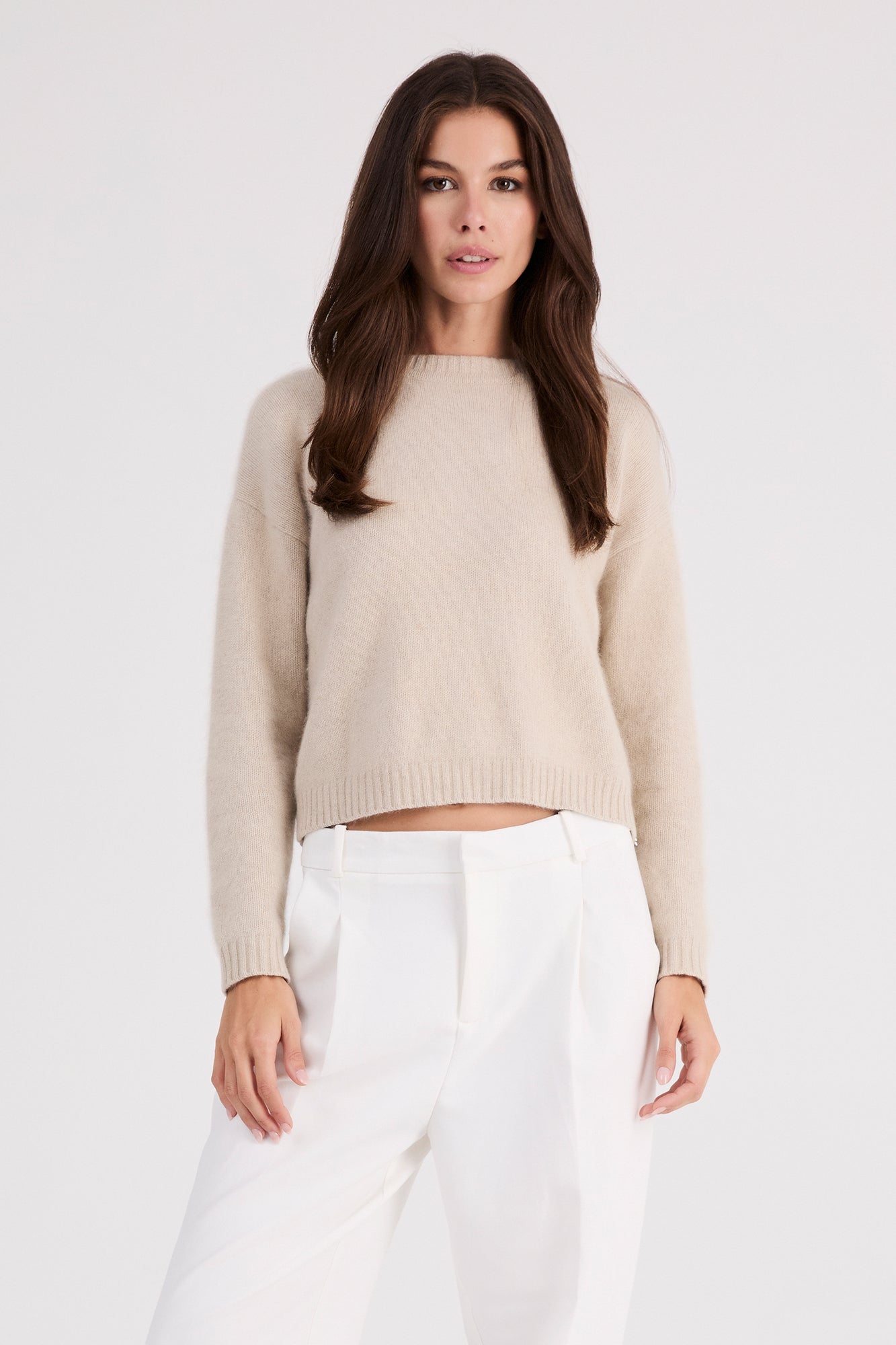 + Beryll Holly Cashmere Sweater | Shell Beach - + Beryll Holly Cashmere Sweater | Shell Beach