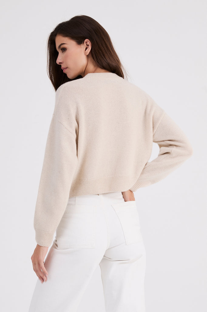 Beryll Madison Cashmere Sweater | Shell Beach - +Beryll Worn By