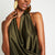 Poppy Silk Top | Olive