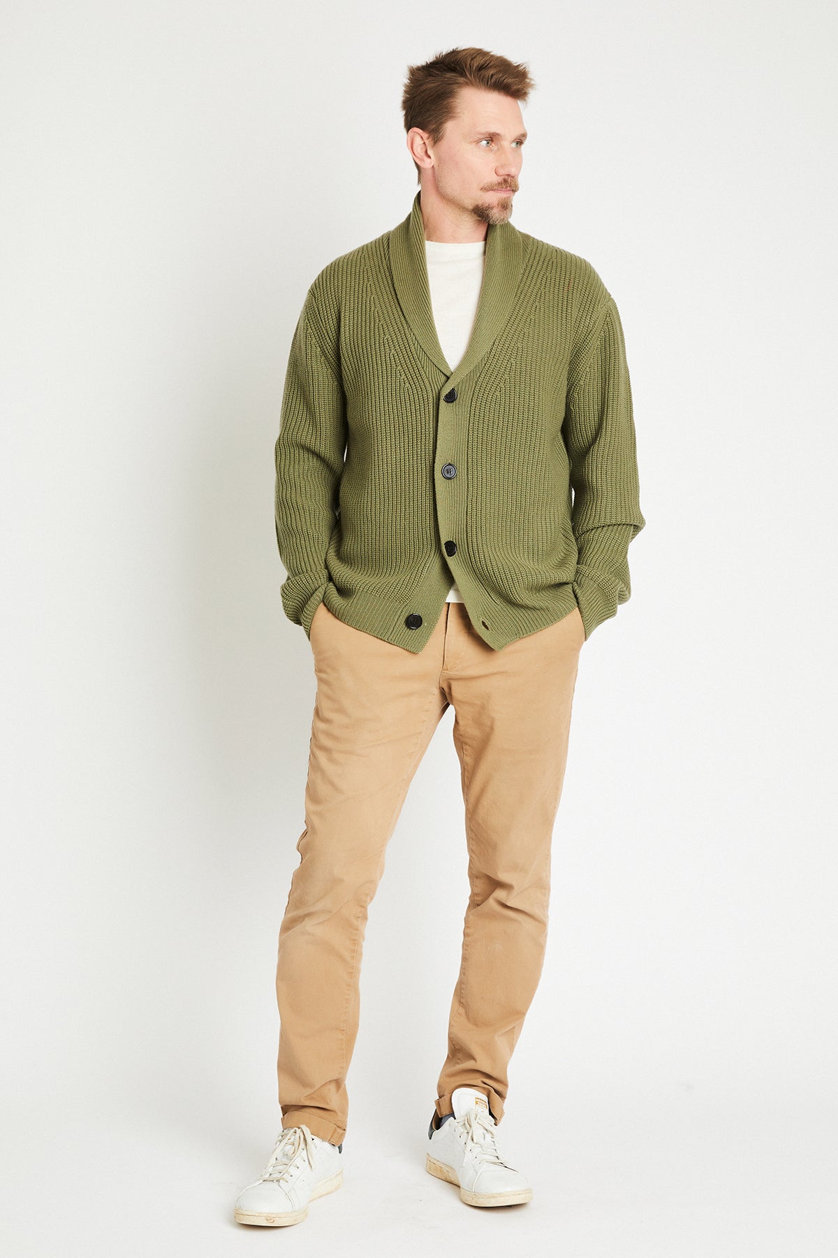 + Beryll Spencer Cashmere Cardigan | Wood - + Beryll Spencer Cashmere Cardigan | Wood