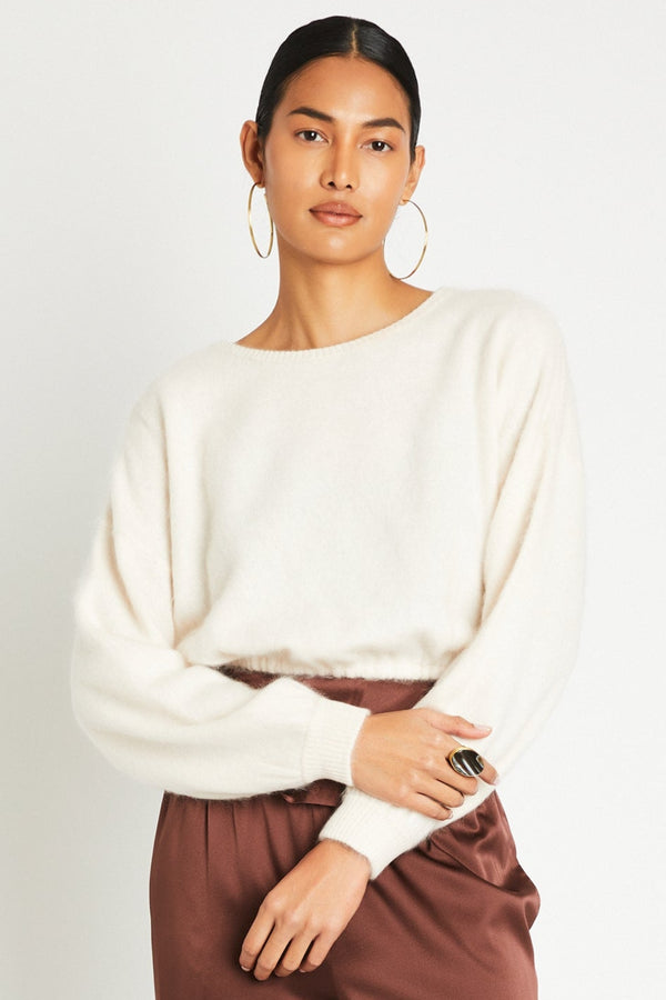 Stevie Cashmere Sweater | Milk