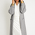 Vivian Cashmere Coat with Hood | Shell Gray