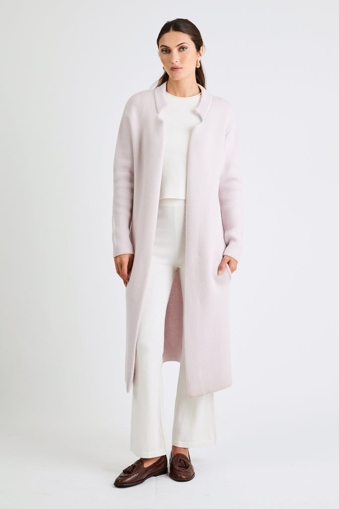 + Beryll Wren Cashmere Coat | Pale Pink