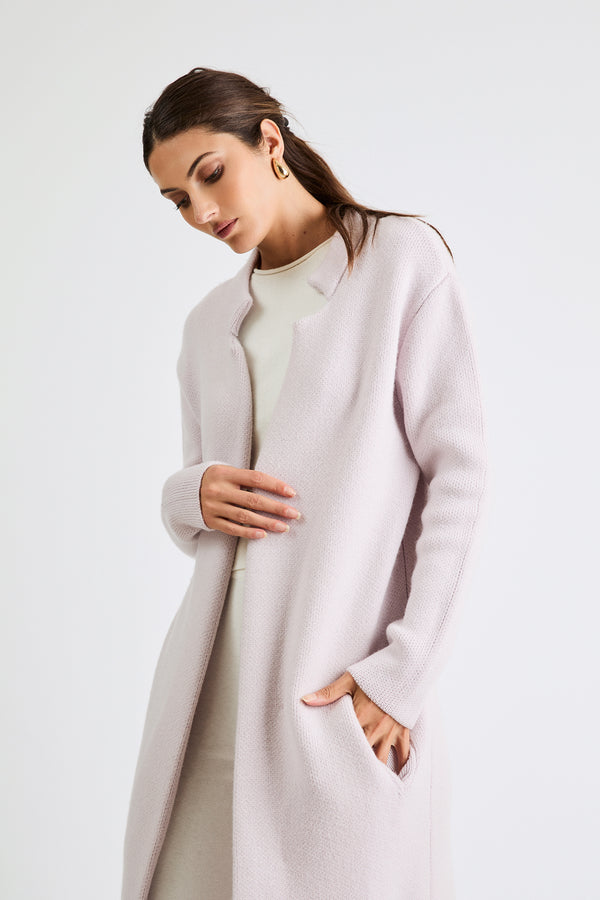 + Beryll Wren Cashmere Coat | Pale Pink