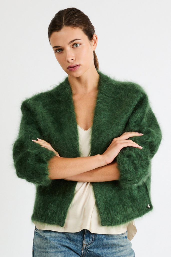 Anita Cashmere Cropped Cardigan | Jungle
