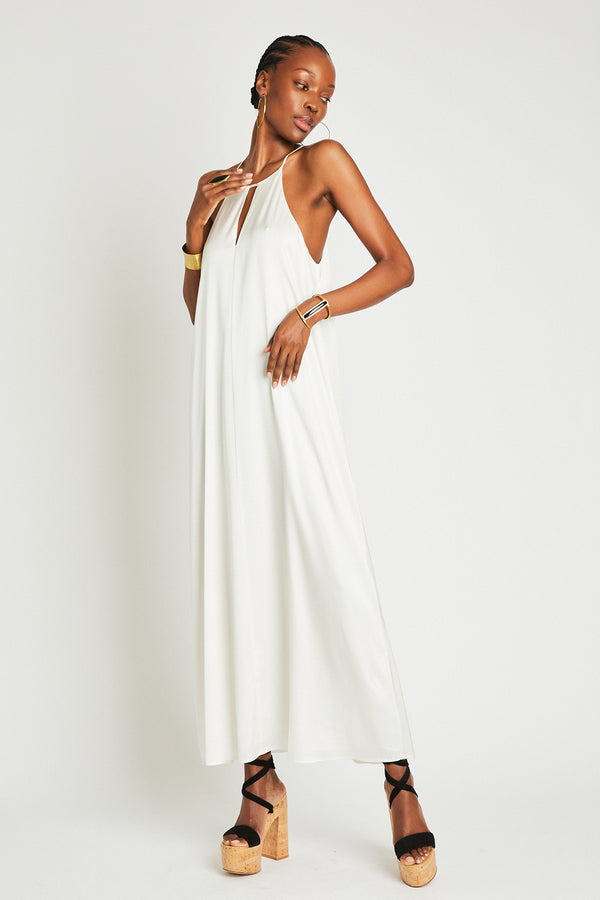 + Beryll Sienna Silk Dress | Off-White