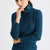 Missy Cashmere Turtleneck Sweater | Petrol