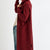 Vivian Cashmere Coat with Hood | Burgundy