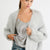Anita Cashmere Cardigan | Shell Gray - +Beryll Worn By Good People