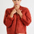 Anita Cashmere Cropped Cardigan | Burnt Orange - +Beryll Worn By Good People