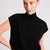 Anne Cashmere Cap Sleeve Top | Black - +Beryll Worn By Good People