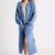+Beryll Adina Cashmere Coat with Hood | Juicy Blue - +Beryll Worn By Good People