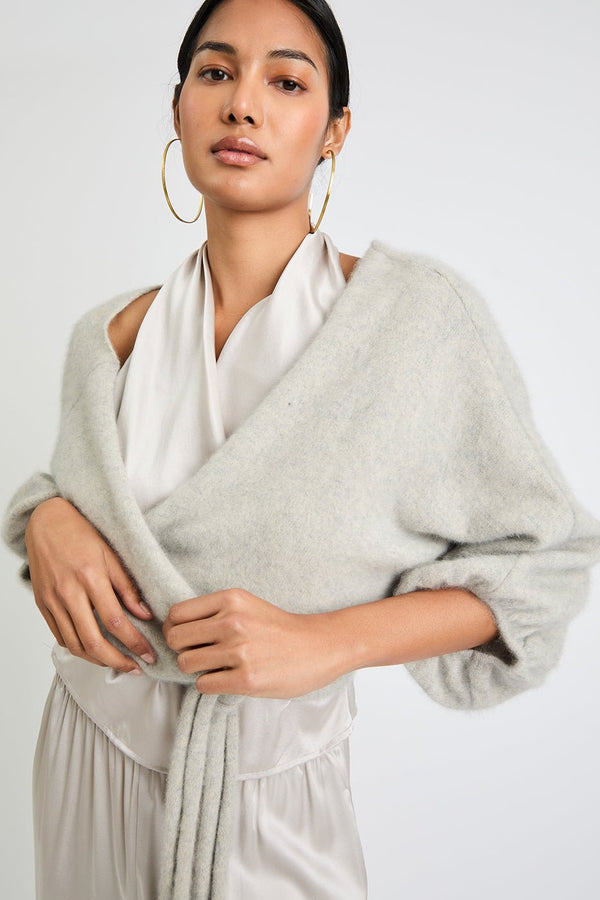 + Beryll Ali Cashmere Wrap Top | Abalone - +Beryll Worn By Good People