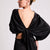 + Beryll Ali Silk Wrap Top | Black - +Beryll Worn By Good People