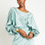 + Beryll Ali Silk Wrap Top | Mint - +Beryll Worn By Good People