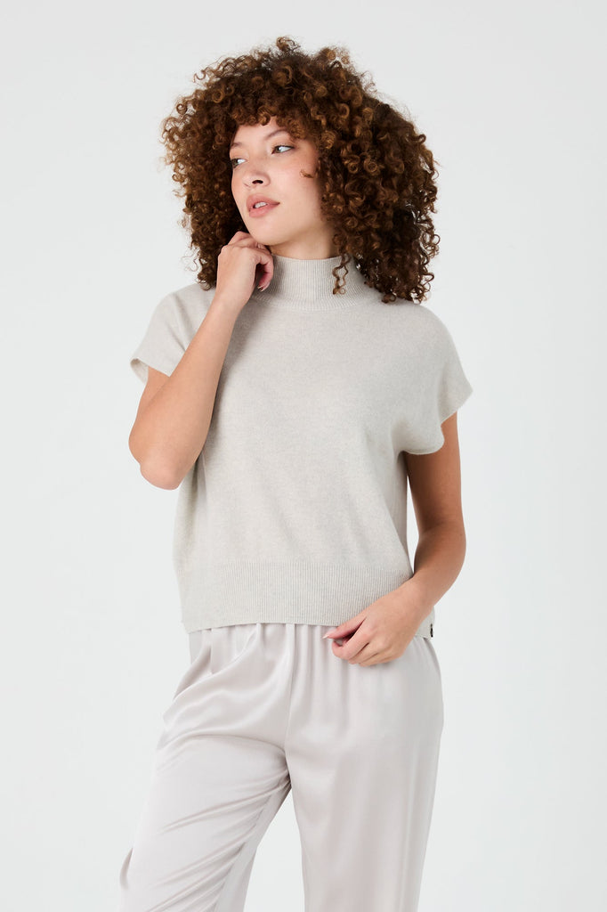 + Beryll Anne Cashmere Cap Sleeve Top | Abalone - +Beryll Worn By Good People