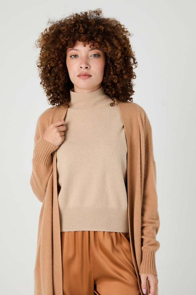 + Beryll Anne Cashmere Cap Sleeve Top | Sand - +Beryll Worn By Good People