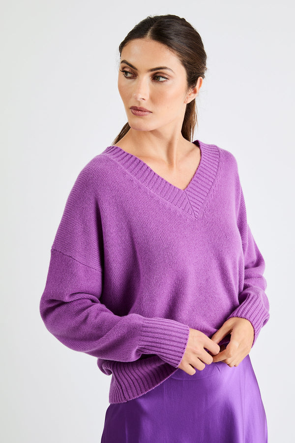 + Beryll Bonnie Cashmere Sweater | Mauve - +Beryll Worn By Good People