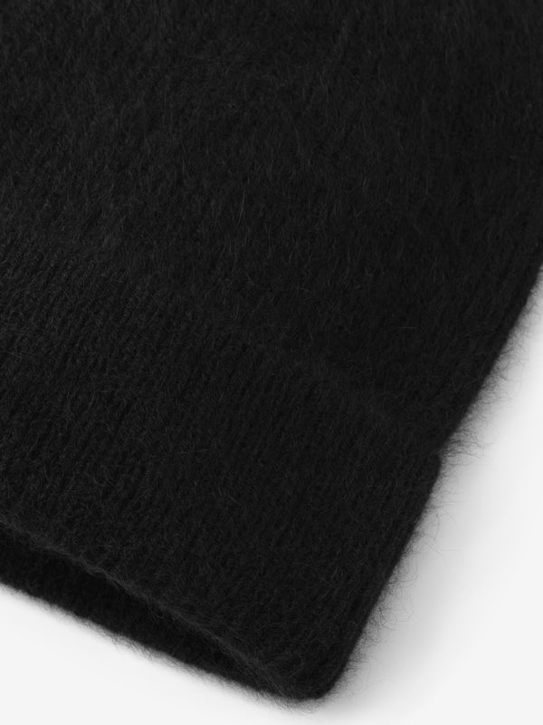 + Beryll Brushed Cashmere Beanie | Black - +Beryll Worn By Good People