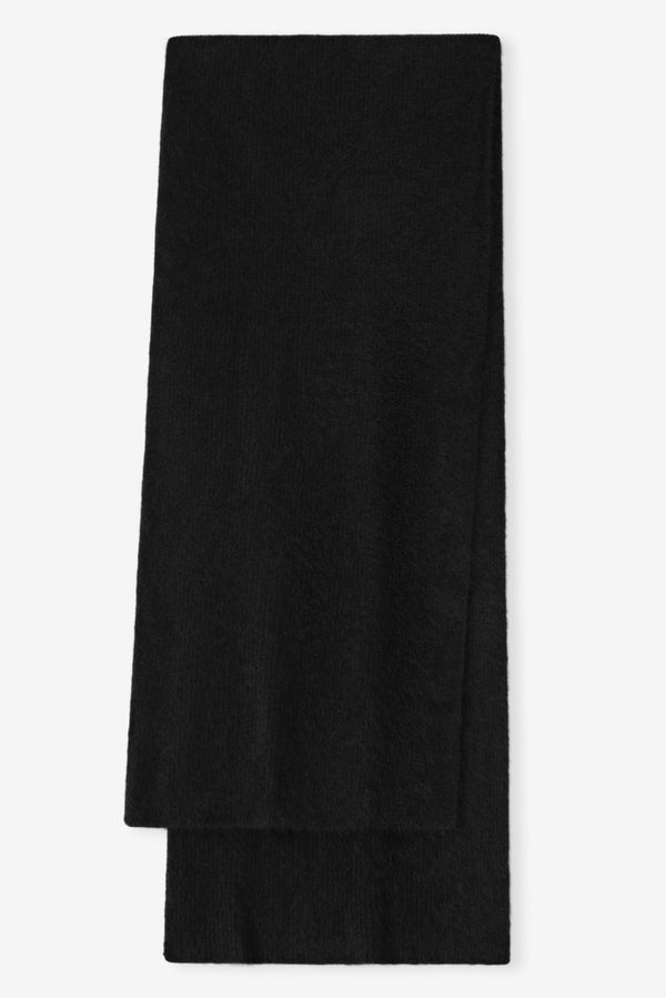 + Beryll Brushed Cashmere Scarf | Black - +Beryll Worn By Good People