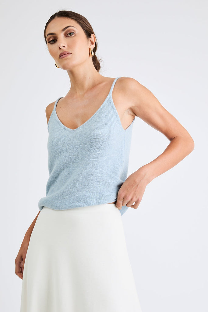 +Beryll Carla Top | Baby Blue - +Beryll Worn By Good People