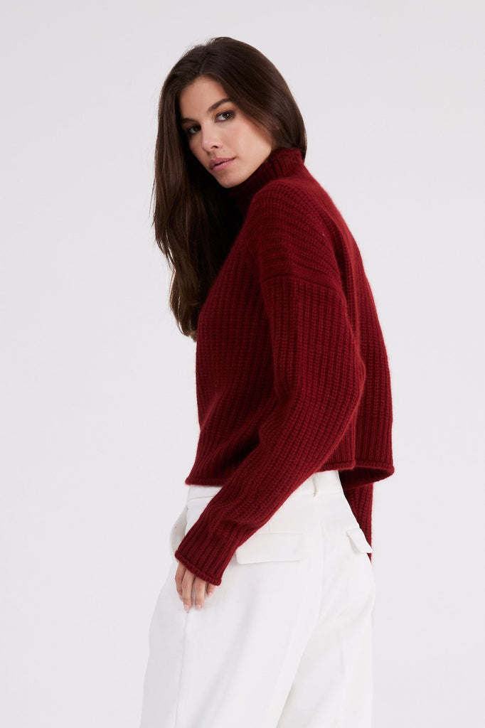 + Beryll Carole Cashmere Sweater | Cranberry - +Beryll Worn By Good People