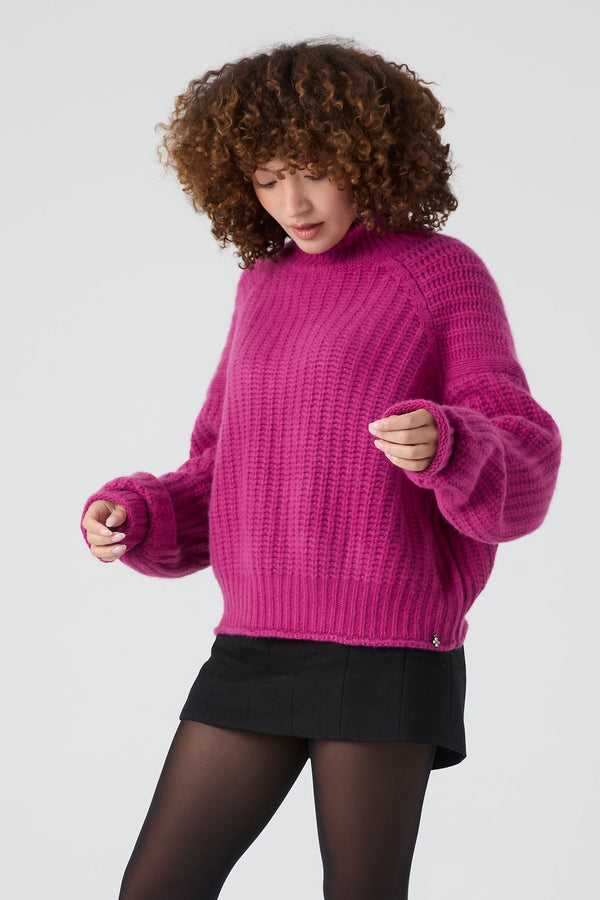 + Beryll Carole Cashmere Sweater | Dragon Fruit - +Beryll Worn By Good People