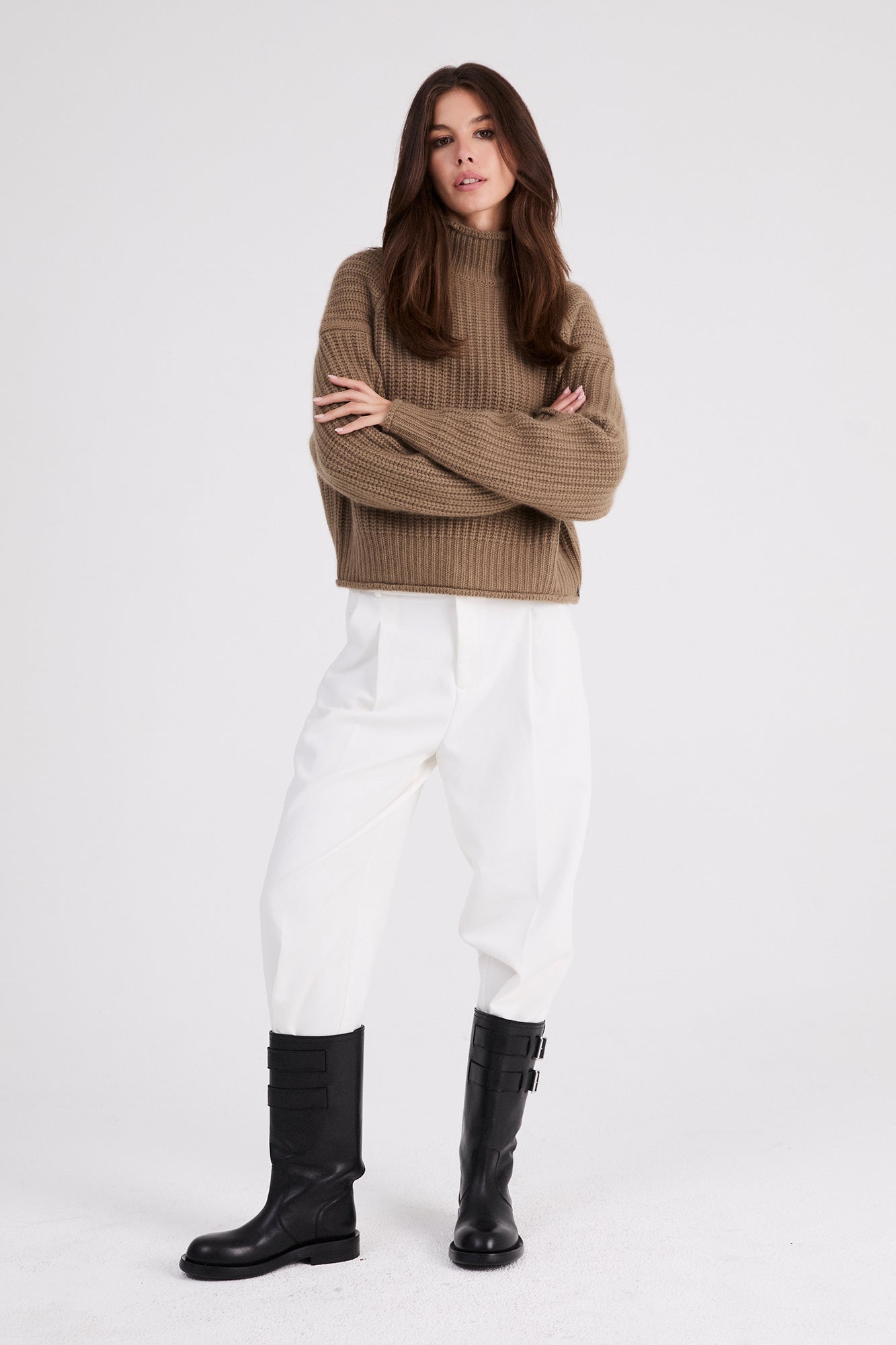 + Beryll Carole Cashmere Sweater | Driftwood - + Beryll Carole Cashmere Sweater | Driftwood - +Beryll Worn By Good People