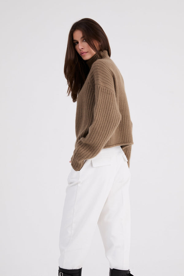 + Beryll Carole Cashmere Sweater | Driftwood - +Beryll Worn By Good People