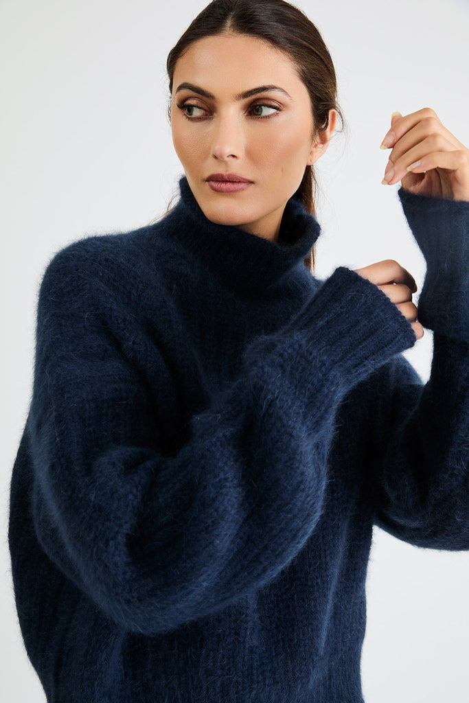 + Beryll Carole Cashmere Sweater | Indigo - +Beryll Worn By Good People