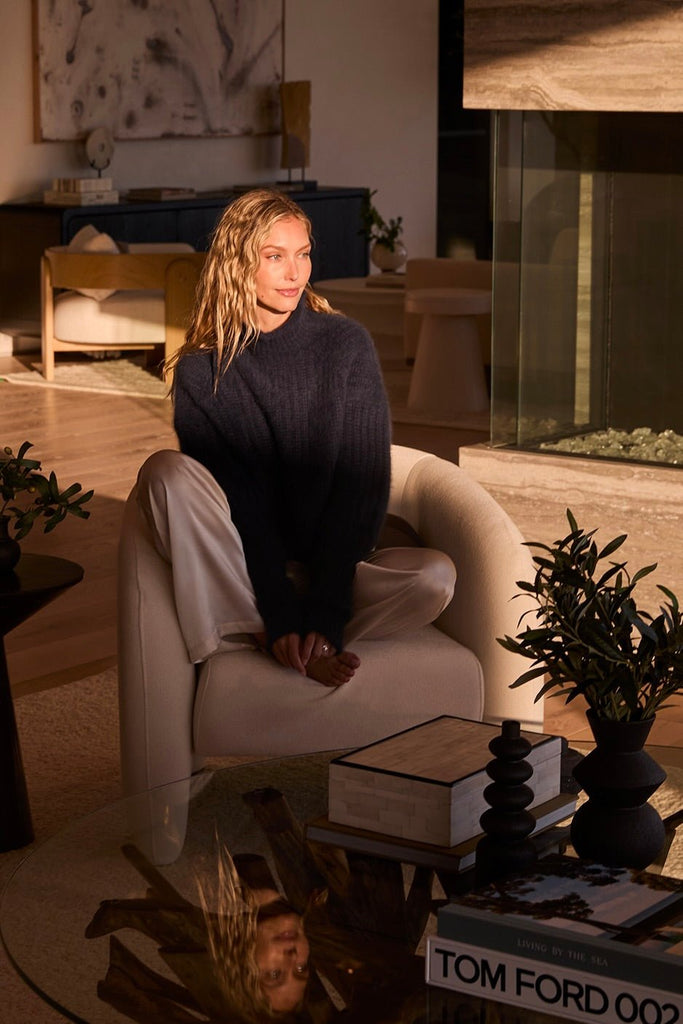 + Beryll Carole Cashmere Sweater | Indigo - +Beryll Worn By Good People