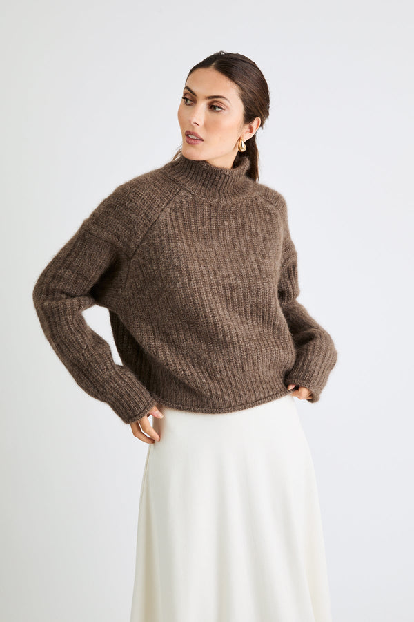 + Beryll Carole Cashmere Sweater | Mocha - +Beryll Worn By Good People