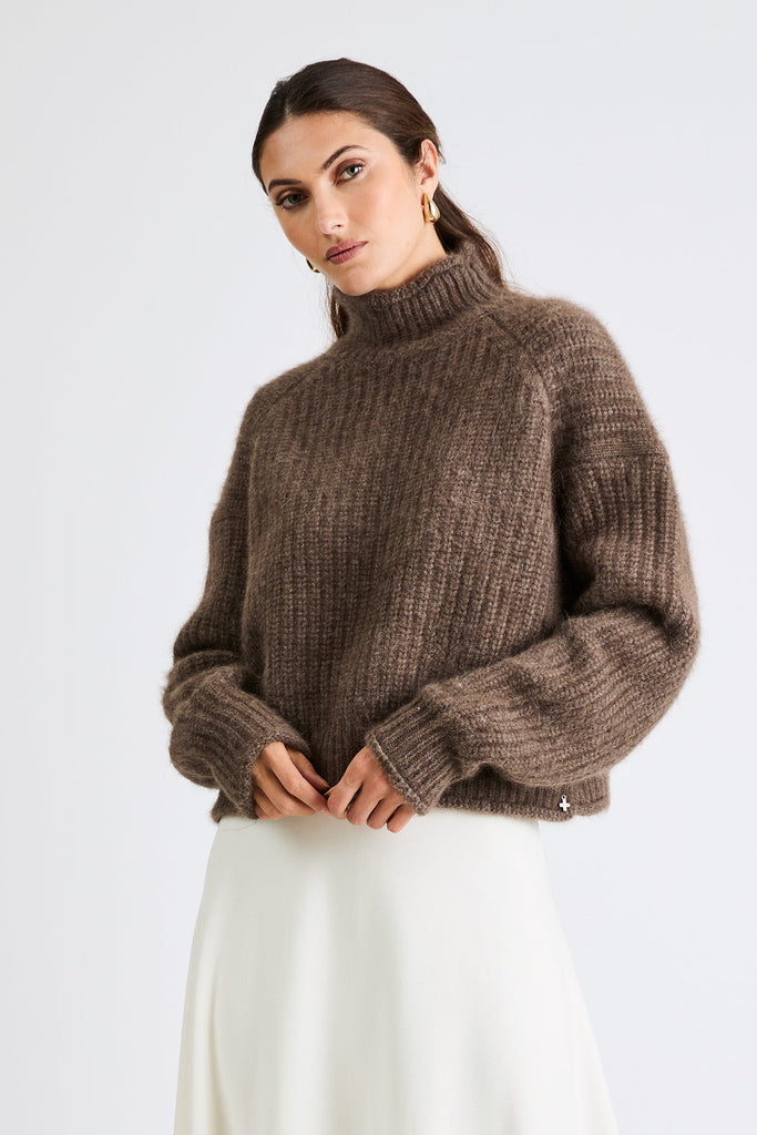 + Beryll Carole Cashmere Sweater | Mocha - +Beryll Worn By Good People