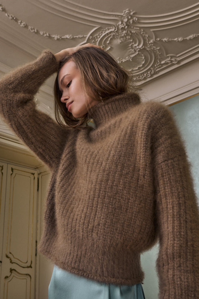 + Beryll Carole Cashmere Sweater | Mocha - +Beryll Worn By Good People