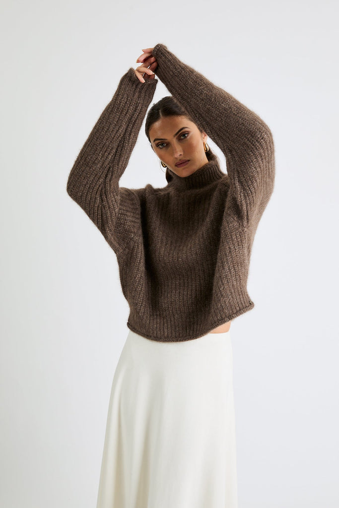 + Beryll Carole Cashmere Sweater | Mocha - +Beryll Worn By Good People