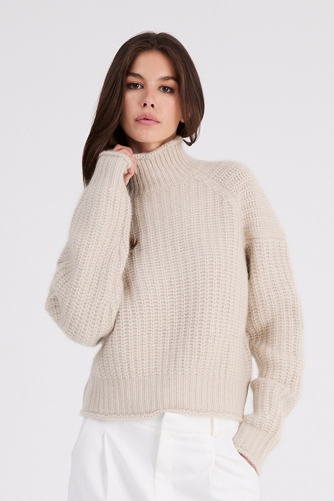 + Beryll Carole Cashmere Sweater | Shell Beach - + Beryll Carole Cashmere Sweater | Shell Beach - +Beryll Worn By Good People