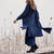 + Beryll Cashmere Coat with Hood | Navy Blue - +Beryll Worn By Good People