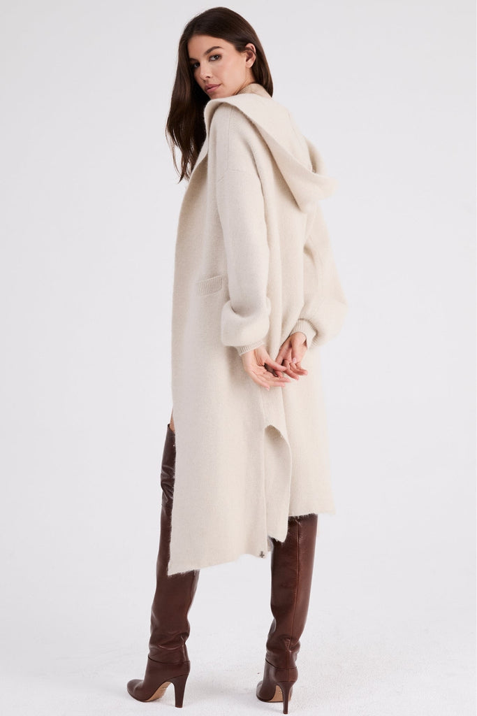 + Beryll Vivian Cashmere Coat w/ Hood | Shell Beach