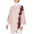 +Beryll Cashmere Flower Poncho | Bordeaux - +Beryll Worn By Good People