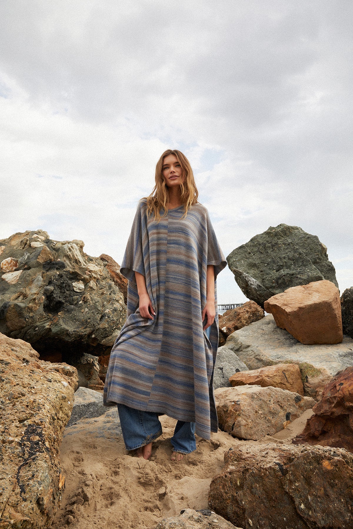 + Beryll Cashmere Maxi Poncho - +Beryll Cashmere Maxi Poncho - +Beryll Worn By Good People