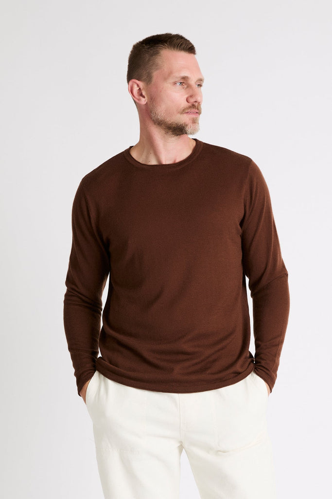 +Beryll Charles Cashmere Sweater | Chocolate - +Beryll Worn By Good People