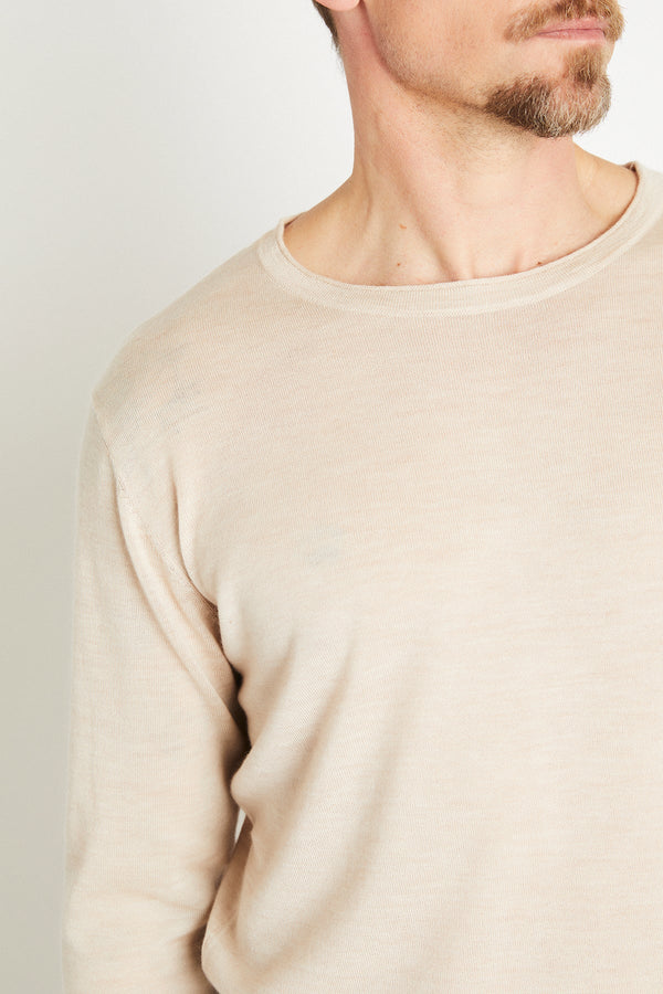 + Beryll Charles Cashmere Sweater | Stone - +Beryll Worn By Good People