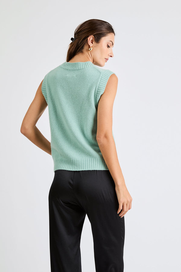 + Beryll Chloe Cashmere Top | Seafoam - +Beryll Worn By Good People