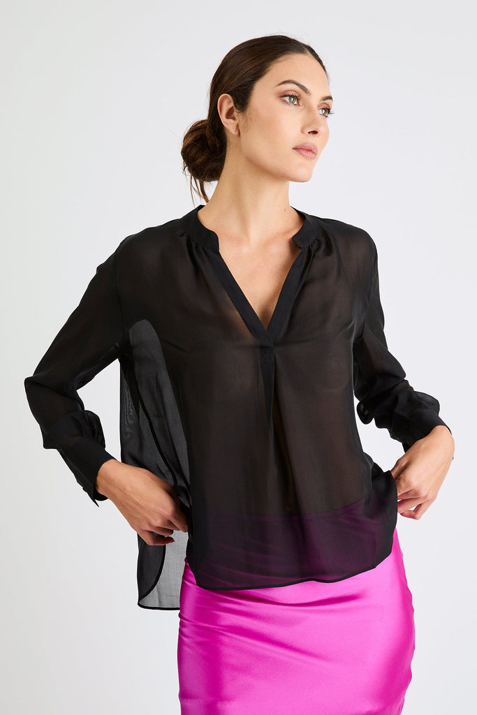 + Beryll Cindie Blouse | Black - +Beryll Worn By Good People