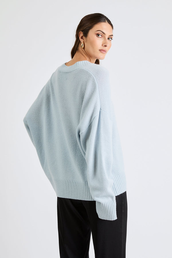 + Beryll Clyde Cashmere Sweater | Pale Blue - +Beryll Worn By Good People