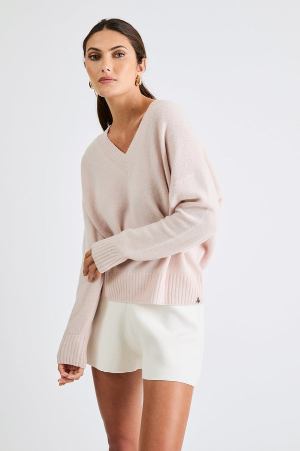 + Beryll Clyde Cashmere Sweater | Pale Pink - +Beryll Worn By Good People